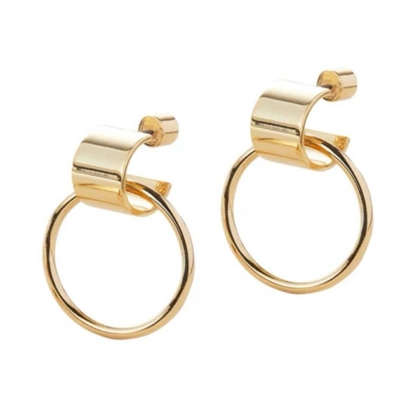 Jenny Bird Faye Hoop Earrings New
